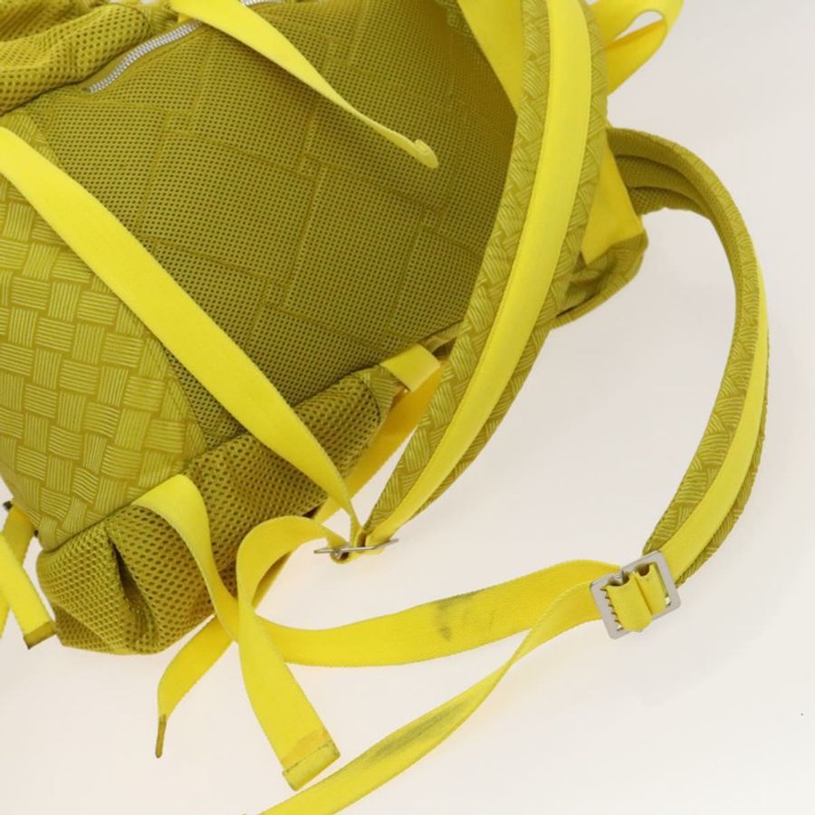 【日本直送】BOTTEGA VENETA 雙肩包 尼龍 黃色 正品 BD2181-7