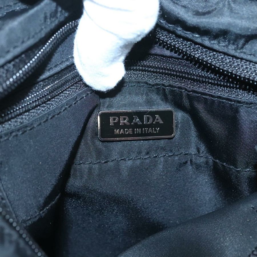 【日本直送】PRADA 尼龍手提包 黑色 銀色 正品 118620-17