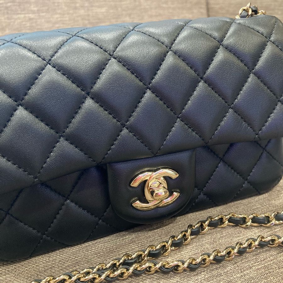 香奈兒chanel23c cf20 限定足球款 可調節 黑色-0