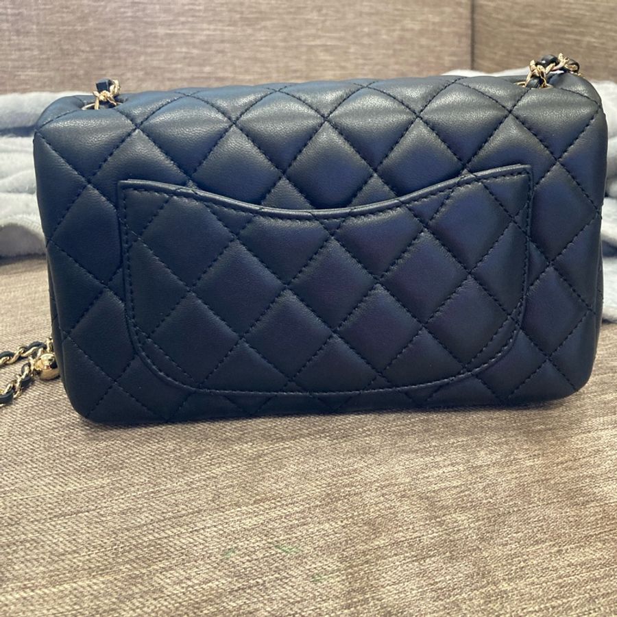香奈兒chanel23c cf20 限定足球款 可調節 黑色-7