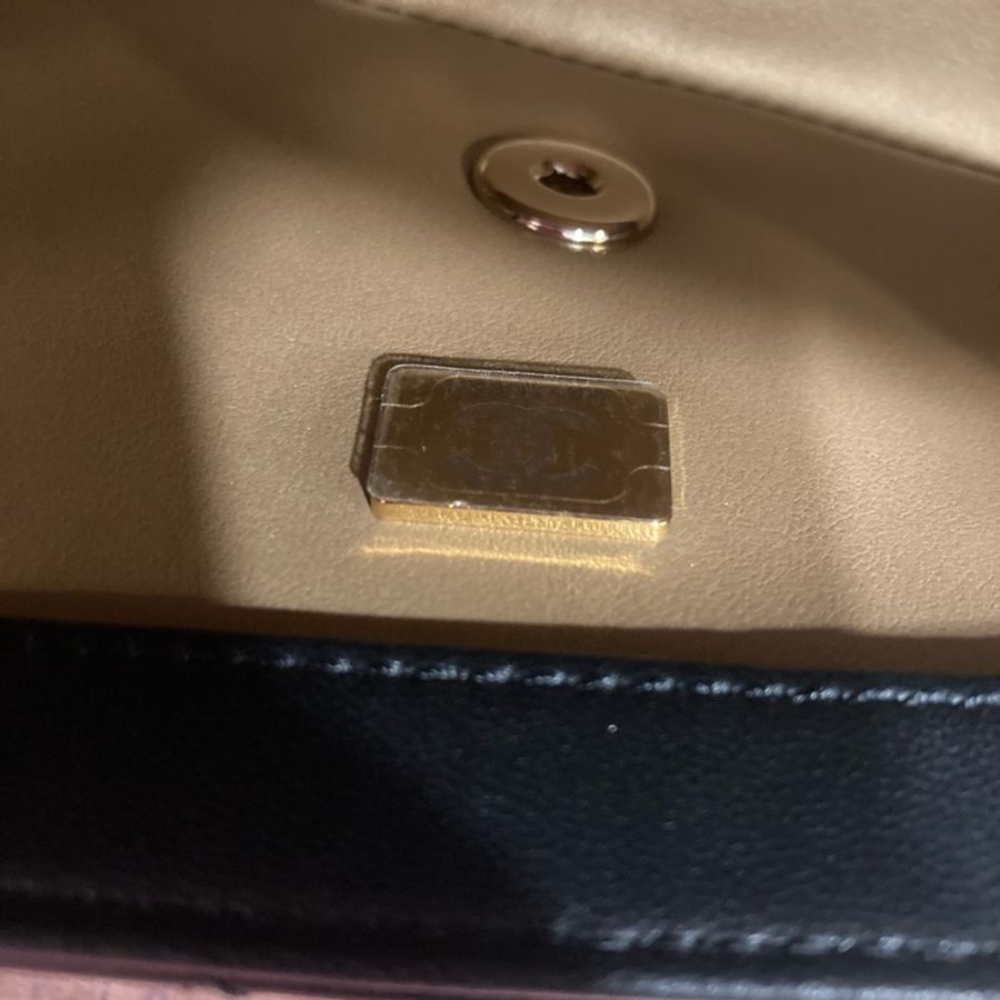 香奈兒chanel23c cf20 限定足球款 可調節 黑色-12