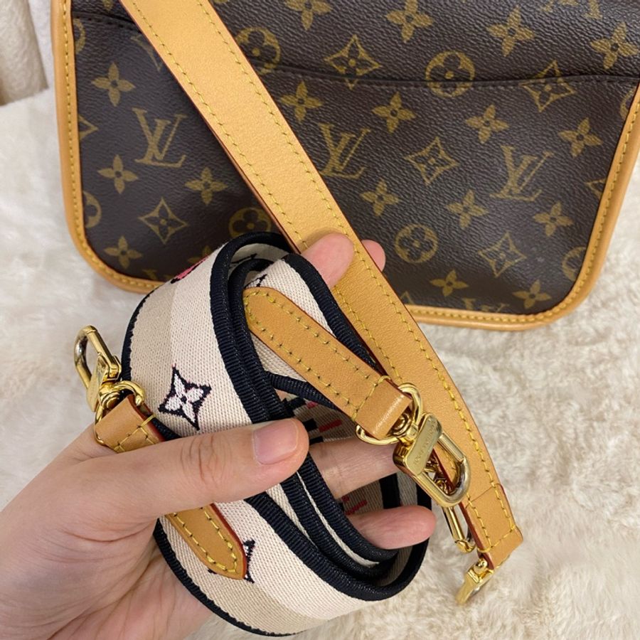 Louis Vuitton 路易威登Diane PM老花法棍腋下包單肩斜挎都可以-2