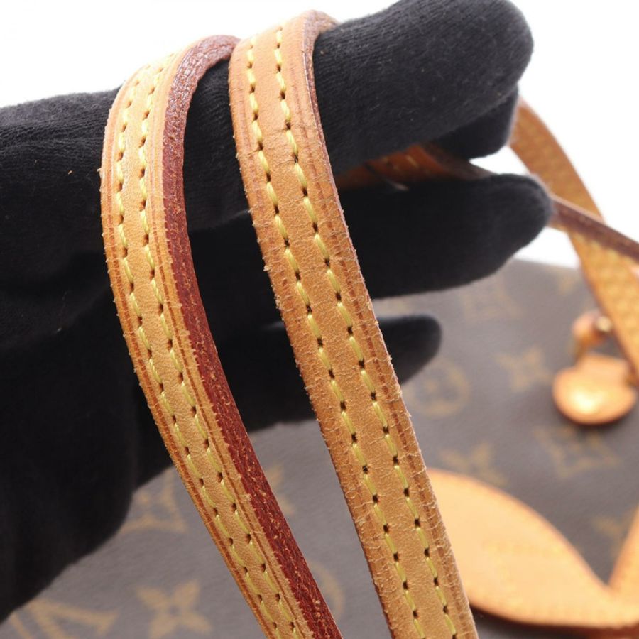 LOUIS VUITTON Neverfull PM 手提包 M40155 Monogram 帆布 棕色 二手 女士 LV-6