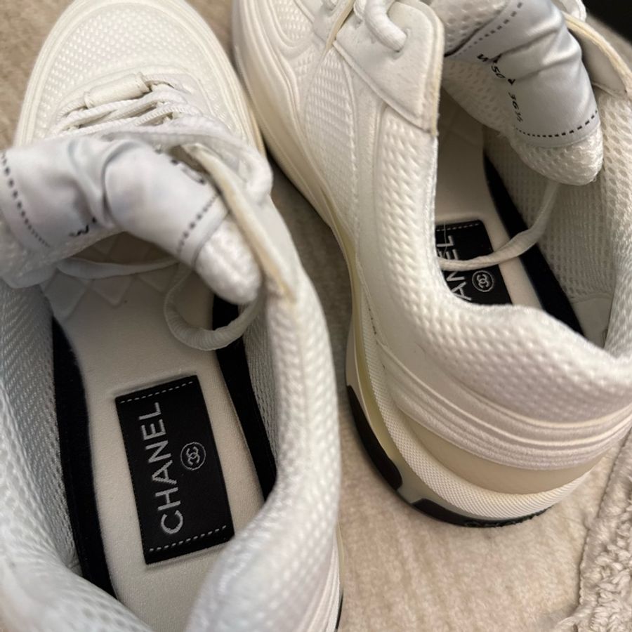 Chanel 氣質小白鞋(全新)-8