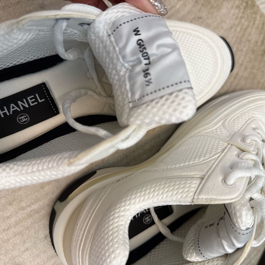 Chanel 氣質小白鞋(全新)-10