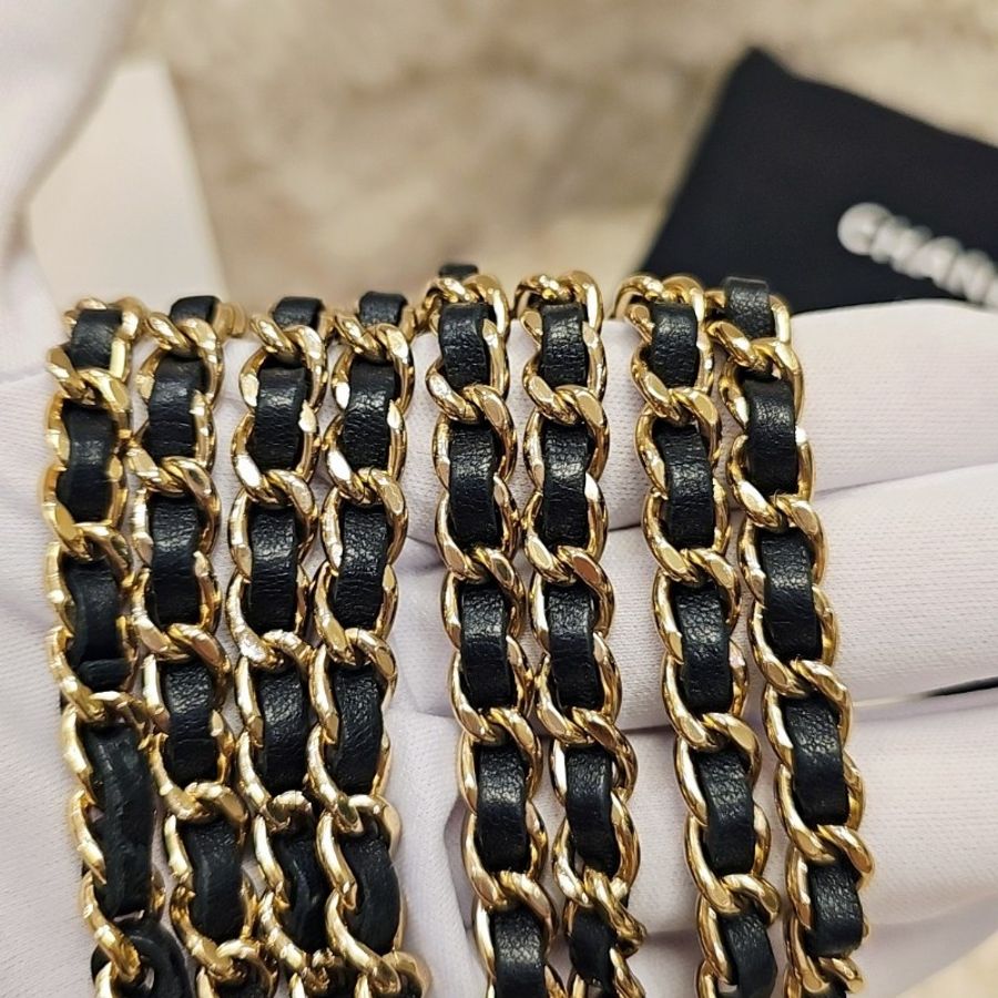 CHANEL 香奈兒 Vanity Case 迷你小盒包 小羊皮(Mini Vanity with Chain)化妝盒包-4