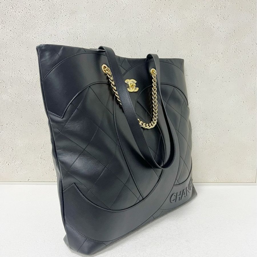 Chanel 23C tote 黑金托特包-3