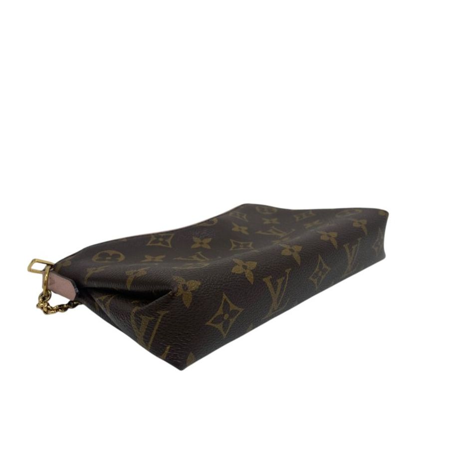 【LOUIS VUITTON】Monogram Pallas Clutch 啡色老花 傳奇信封包 金扣款 M41638(二手)J2449-4
