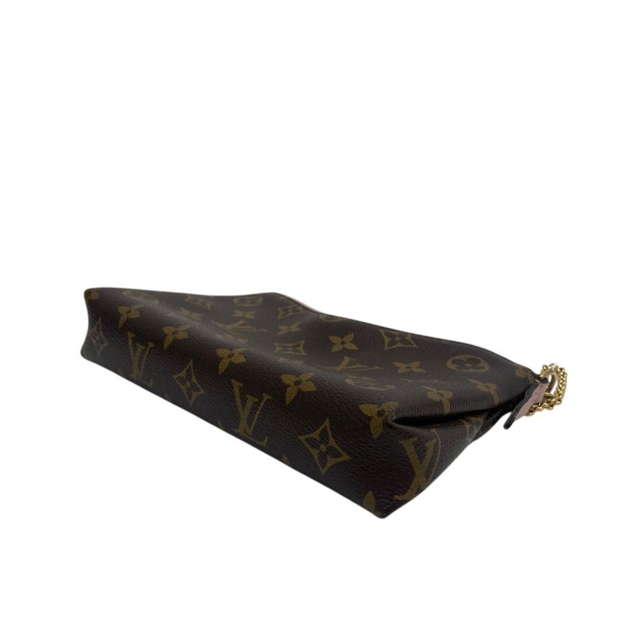 【LOUIS VUITTON】Monogram Pallas Clutch 啡色老花 傳奇信封包 金扣款 M41638(二手)J2449-9