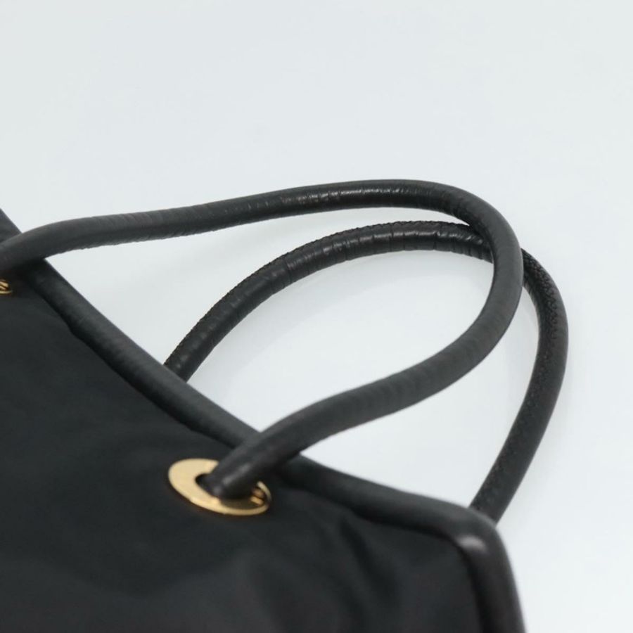 【日本直送】CELINE 尼龍托特包 黑色 金色 正品 126261-7