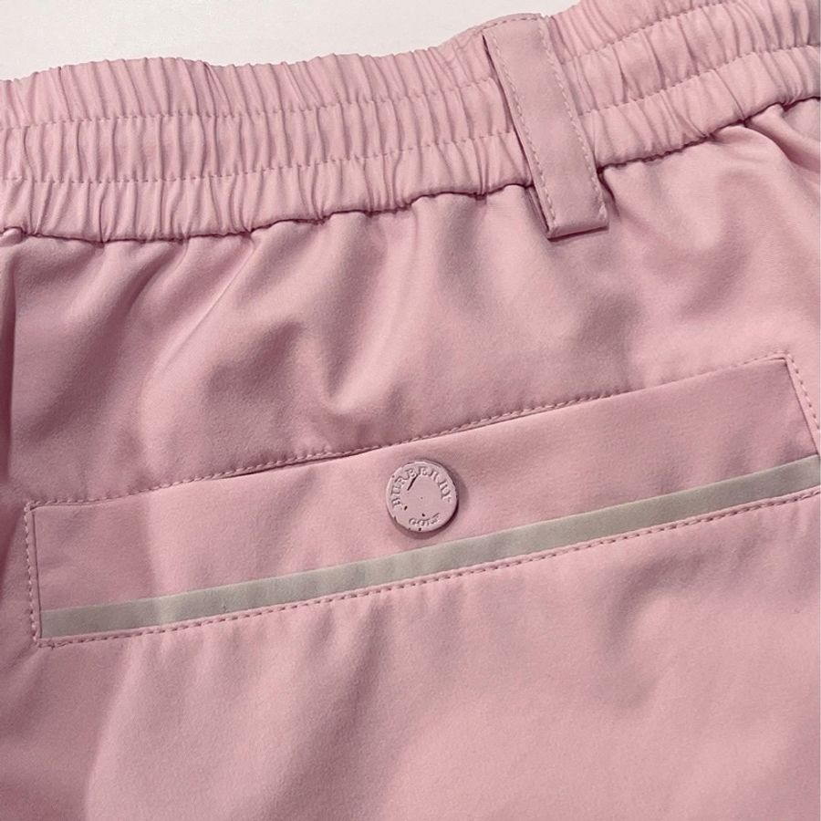 BURBERRY GOLF 字母束口戰馬休閒長褲 粉色-3
