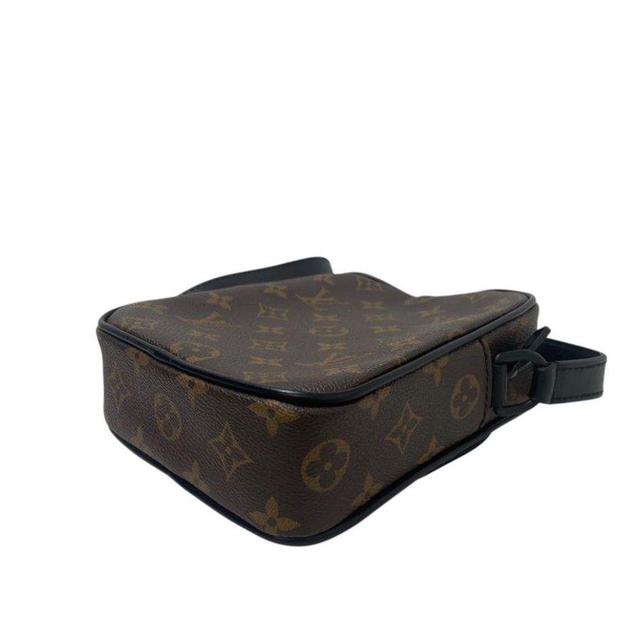 【LOUIS VUITTON】Monogram Christopher 相機包 啡色老花 金扣 M69404 附晶片（二手）F2839-6