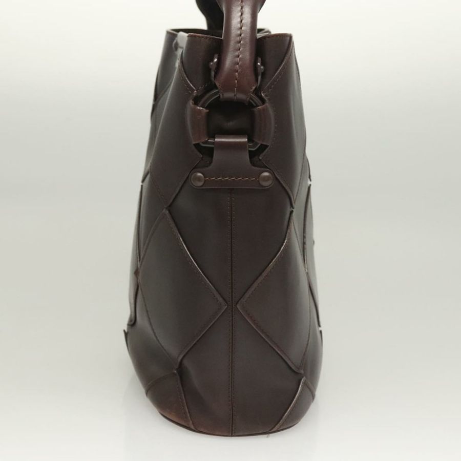 【日本直送】Salvatore Ferragamo 棕色皮革單肩包，正品，貨號 118651-2