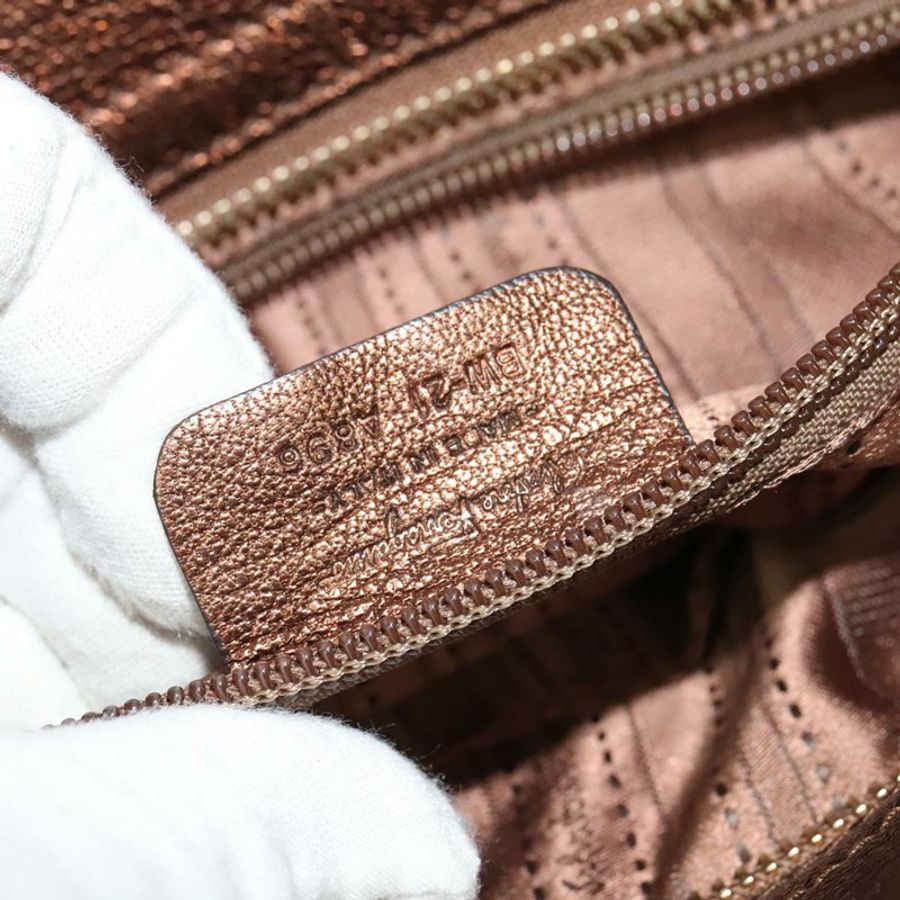 【日本直送】Salvatore Ferragamo Gancini Sofia 手提包 皮革 兩用 棕色 金色 正品 118607-11