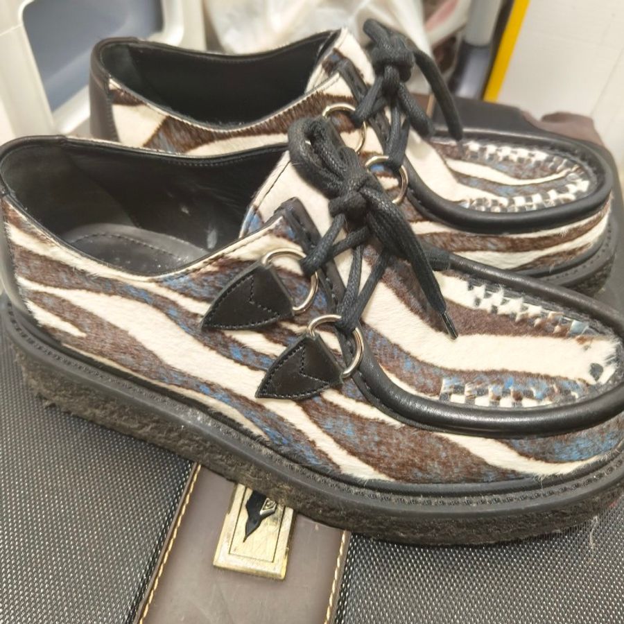 Louis Vuitton 毛絨馬丁鞋 女碼-0