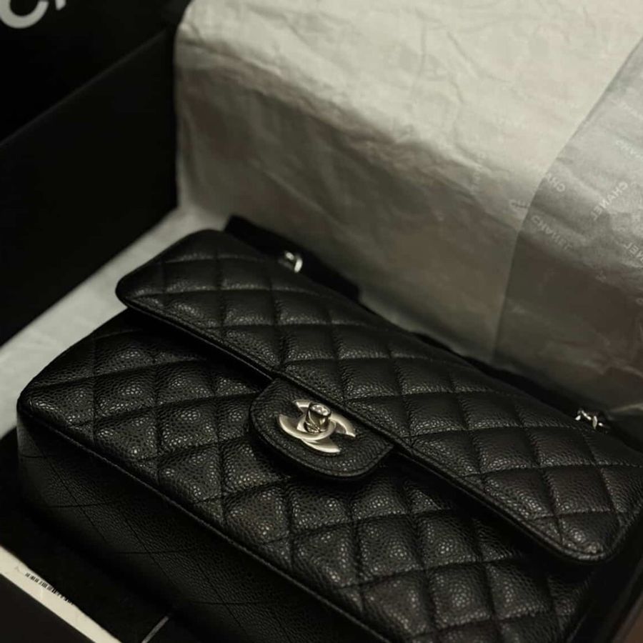 Chanel CF23 銀扣 全新無使用 晶片款 全新僅開盒拍照-0
