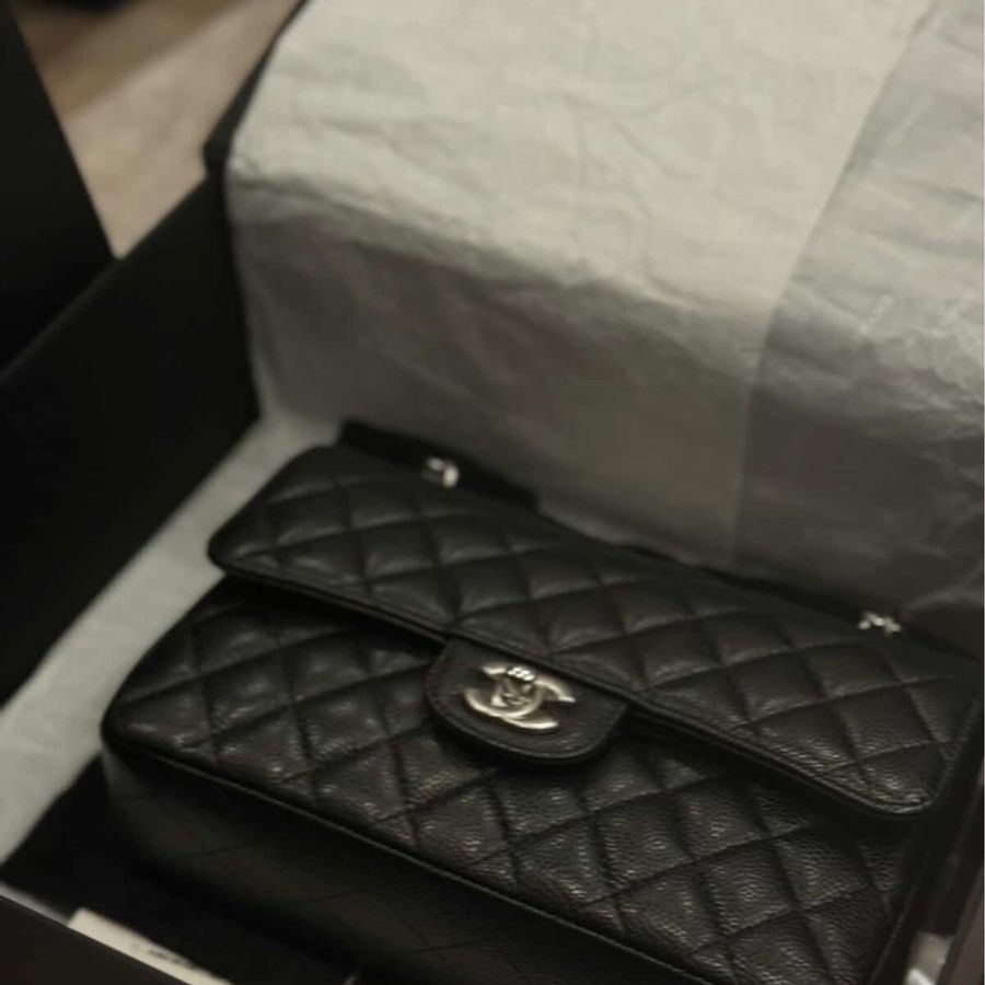 Chanel CF23 銀扣 全新無使用 晶片款 全新僅開盒拍照-2