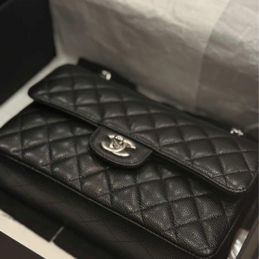 Chanel CF23 銀扣 全新無使用 晶片款 全新僅開盒拍照-6