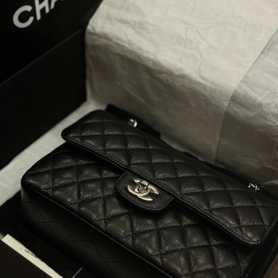 Chanel CF23 銀扣 全新無使用 晶片款 全新僅開盒拍照-7