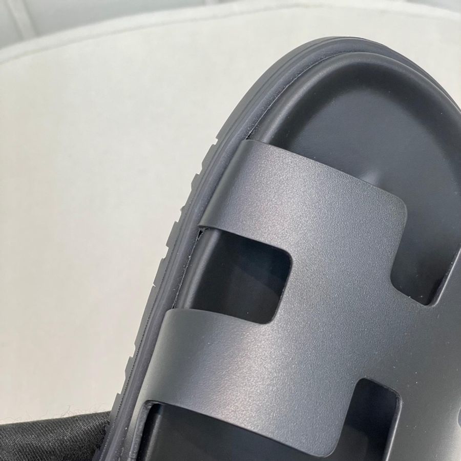 HERMES POP H 黑色拖鞋 二舅鞋 X654-13