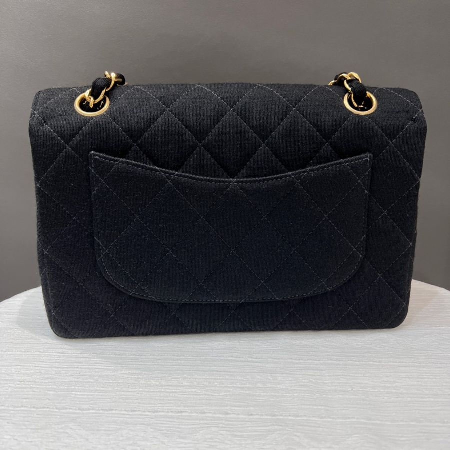 Chanel Vintage Jersey Chain Bag-1