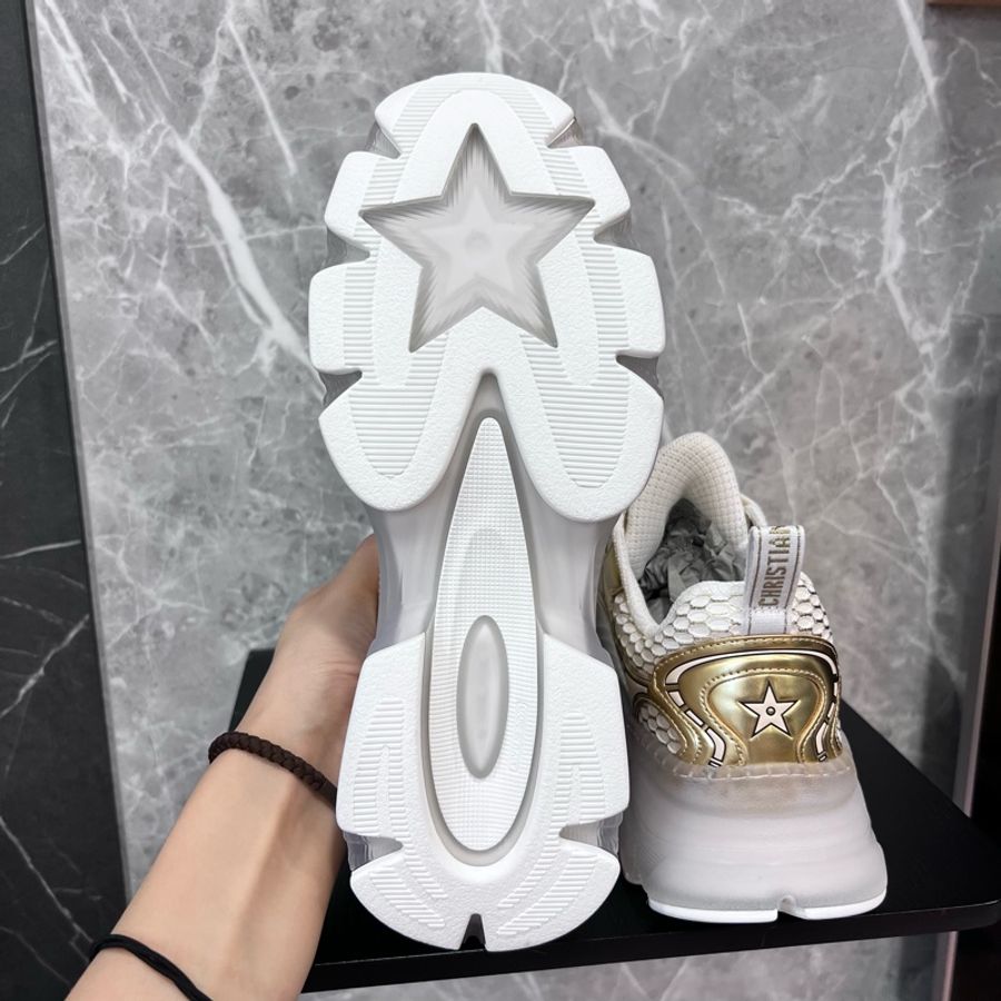 Dior 休閒運動鞋白金款 全新 38碼/Dior Vibe Sneaker White Gold-11