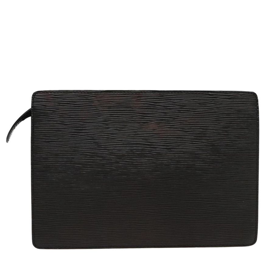【日本直送】路易威登 Epi Pochette Homme 手拿包黑色 Noir M52522 LV 正品 th5405-1