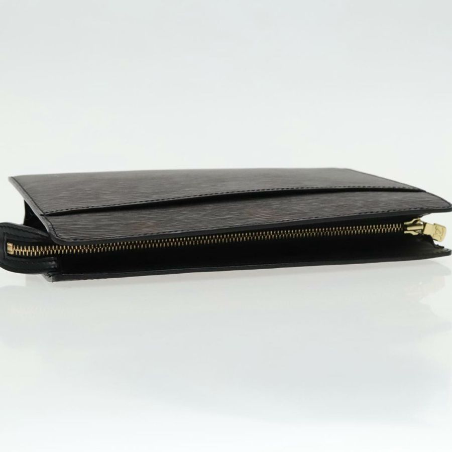 【日本直送】路易威登 Epi Pochette Homme 手拿包黑色 Noir M52522 LV 正品 th5405-4