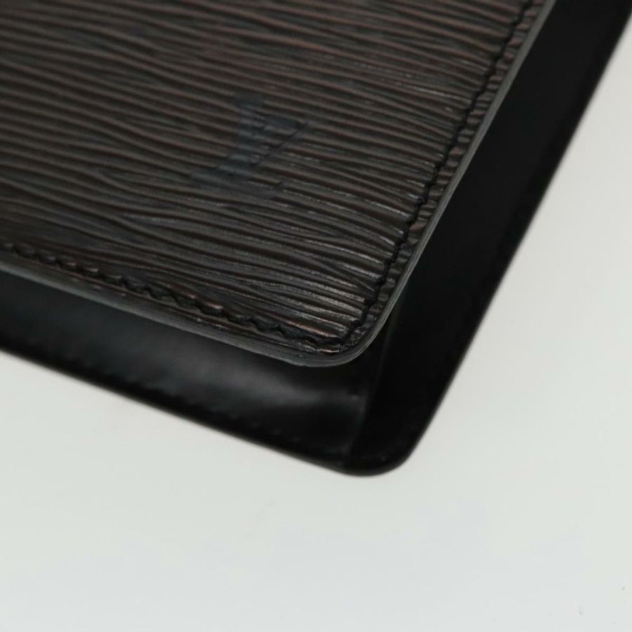 【日本直送】路易威登 Epi Pochette Homme 手拿包黑色 Noir M52522 LV 正品 th5405-6