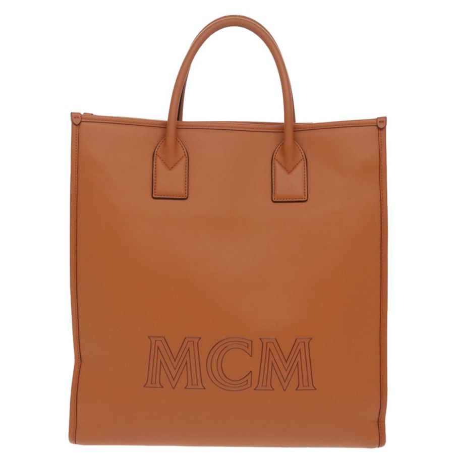【日本直送】MCM 手提包 皮革 兩用 棕色 銀色 正品 mr659-12