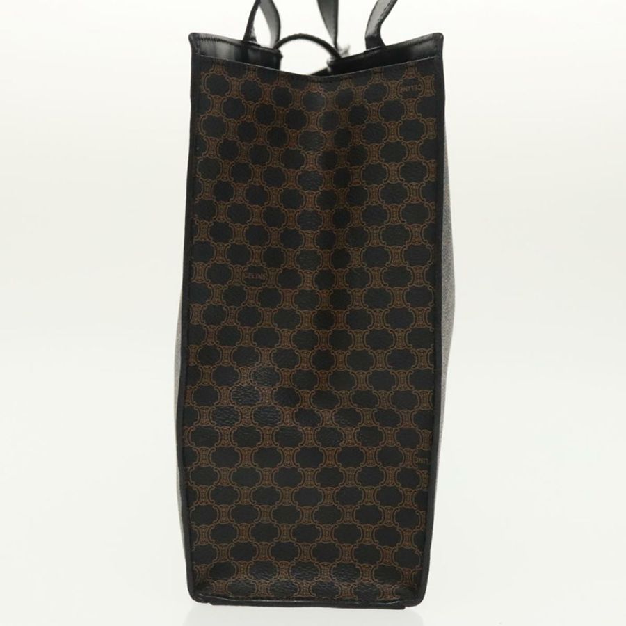 【日本直送】CELINE Macadam帆布肩背包 PVC皮革 黑色 金色 正品 99656-3