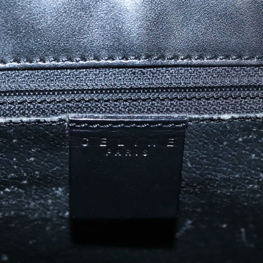 【日本直送】CELINE Macadam帆布肩背包 PVC皮革 黑色 金色 正品 99656-17