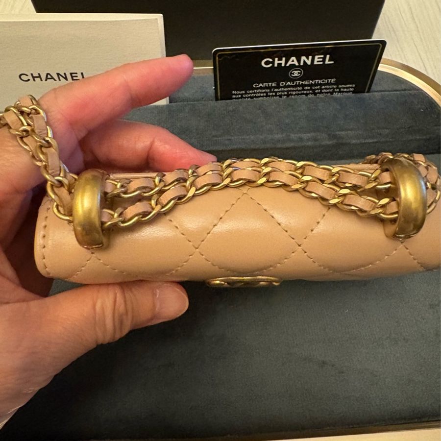 Chanel 21工坊系列 雙金球錢夾小包-5