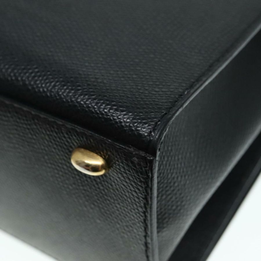 【日本直送】CELINE 手提包 皮革 黑色 金色 正品 92770-15