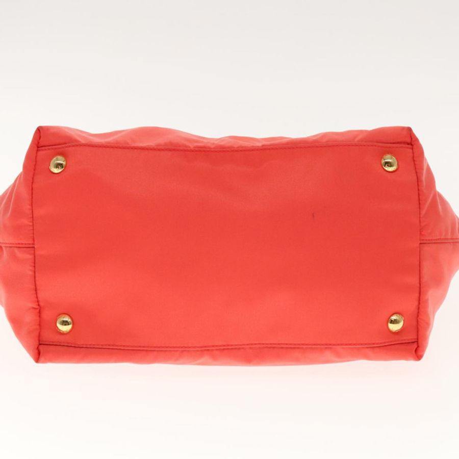 【日本直送】PRADA 尼龍手提包 橙色 日落金 正品 94395-4