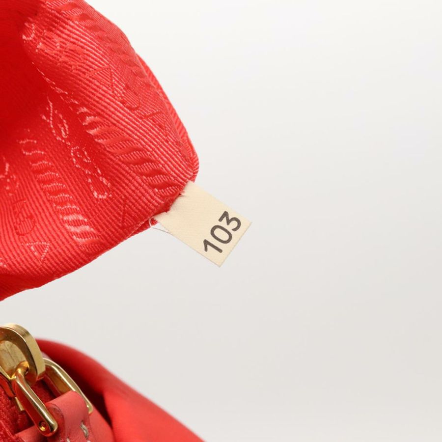【日本直送】PRADA 尼龍手提包 橙色 日落金 正品 94395-11