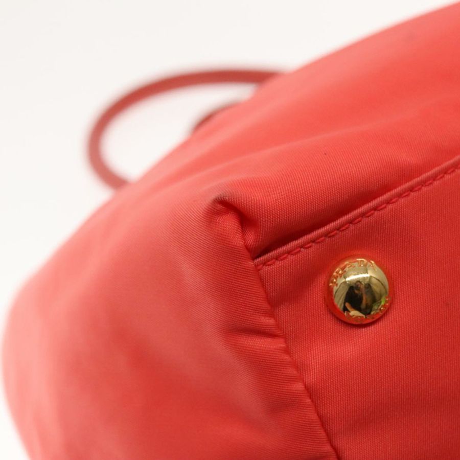 【日本直送】PRADA 尼龍手提包 橙色 日落金 正品 94395-15