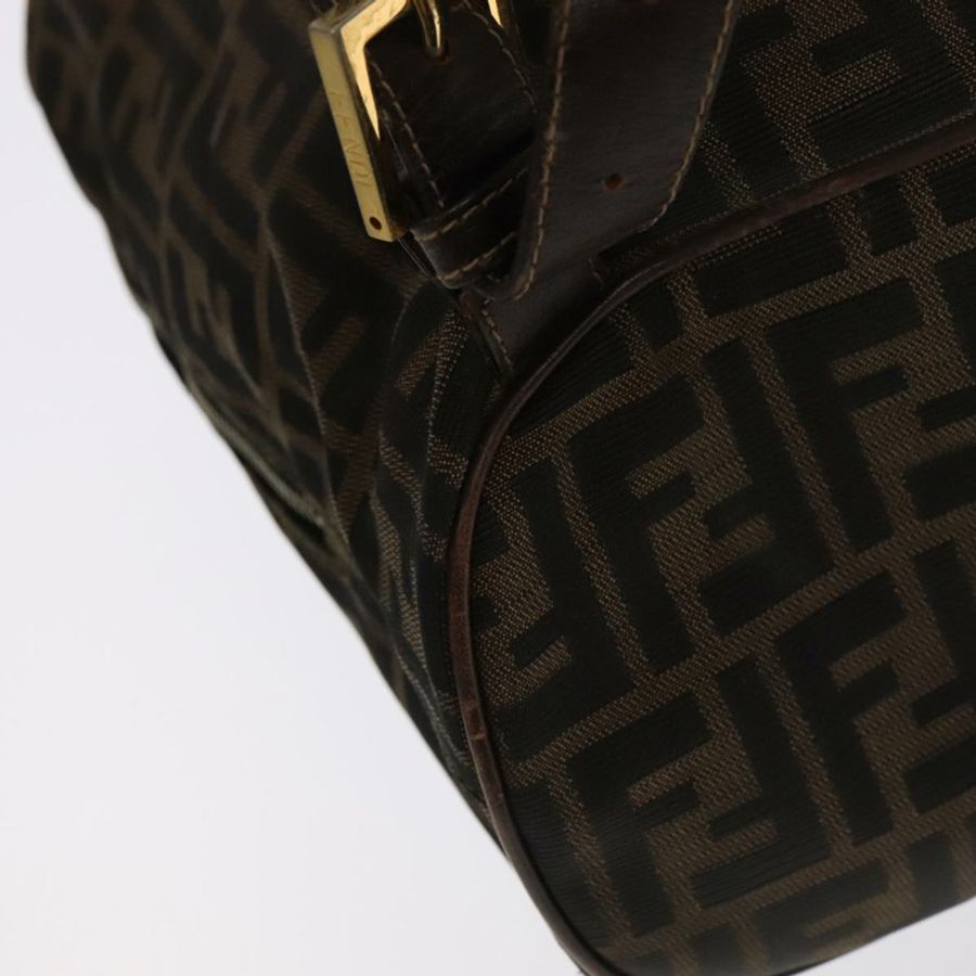 【日本直送】FENDI Zucca帆布雙肩包 棕色 黑色 金色 正品 91551-8
