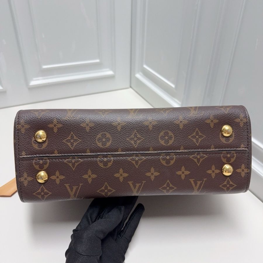 98新LV/路易威登 Cluny 克鲁尼中号老花手提单肩包 宽肩带 可斜挎手拎-3