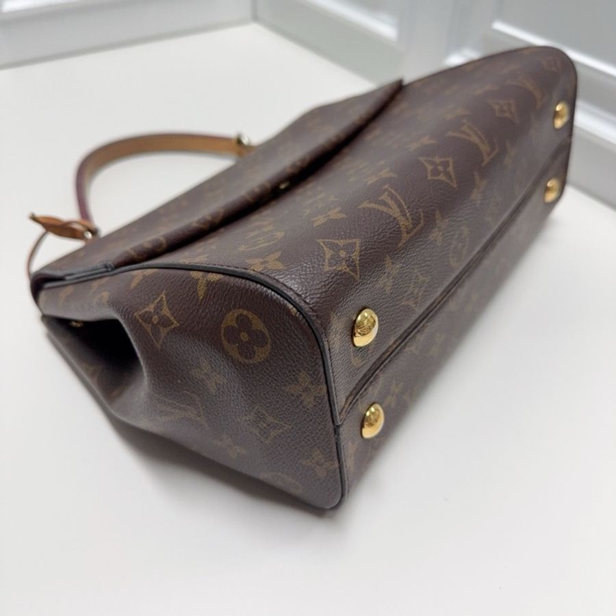 98新LV/路易威登 Cluny 克鲁尼中号老花手提单肩包 宽肩带 可斜挎手拎-7