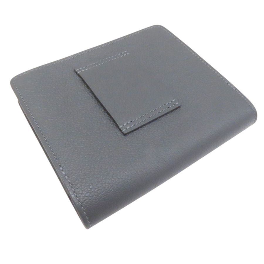 灰色 Evercolor牛皮 Roulis Slim Wallet 零錢包 W刻-3