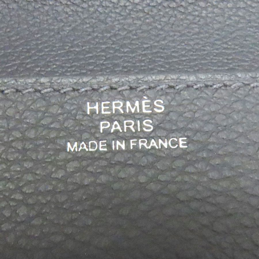 灰色 Evercolor牛皮 Roulis Slim Wallet 零錢包 W刻-6