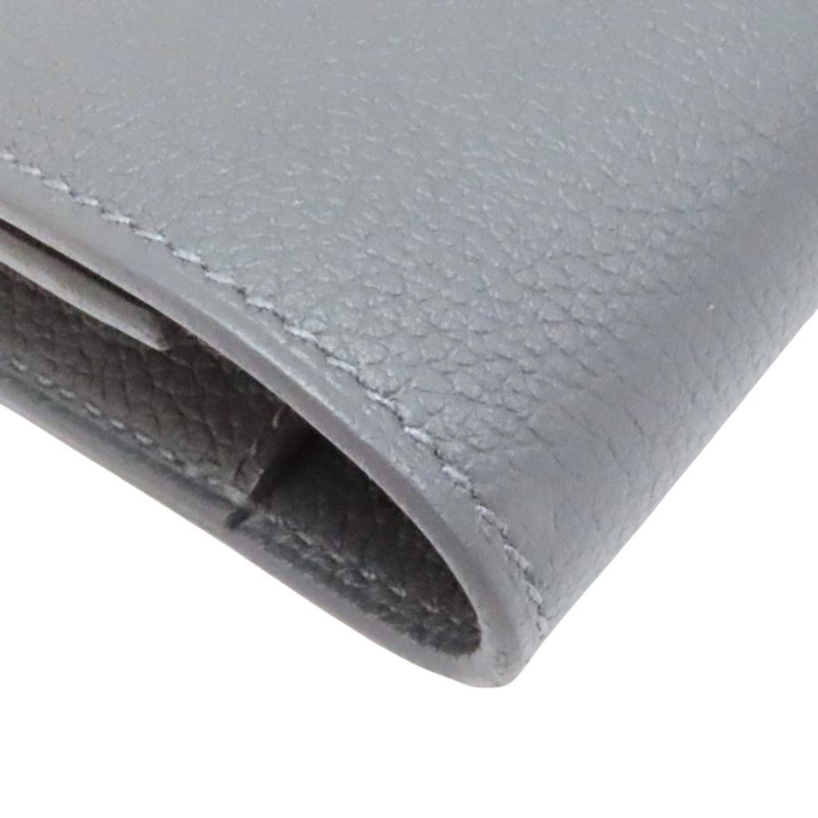 灰色 Evercolor牛皮 Roulis Slim Wallet 零錢包 W刻-10