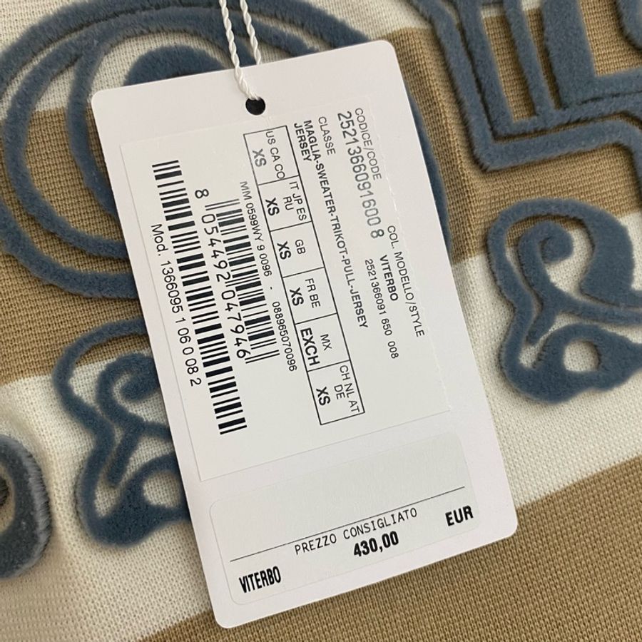 2025 新季 MaxMara-Viterbo 條紋 1961 毛衣 #XS-2