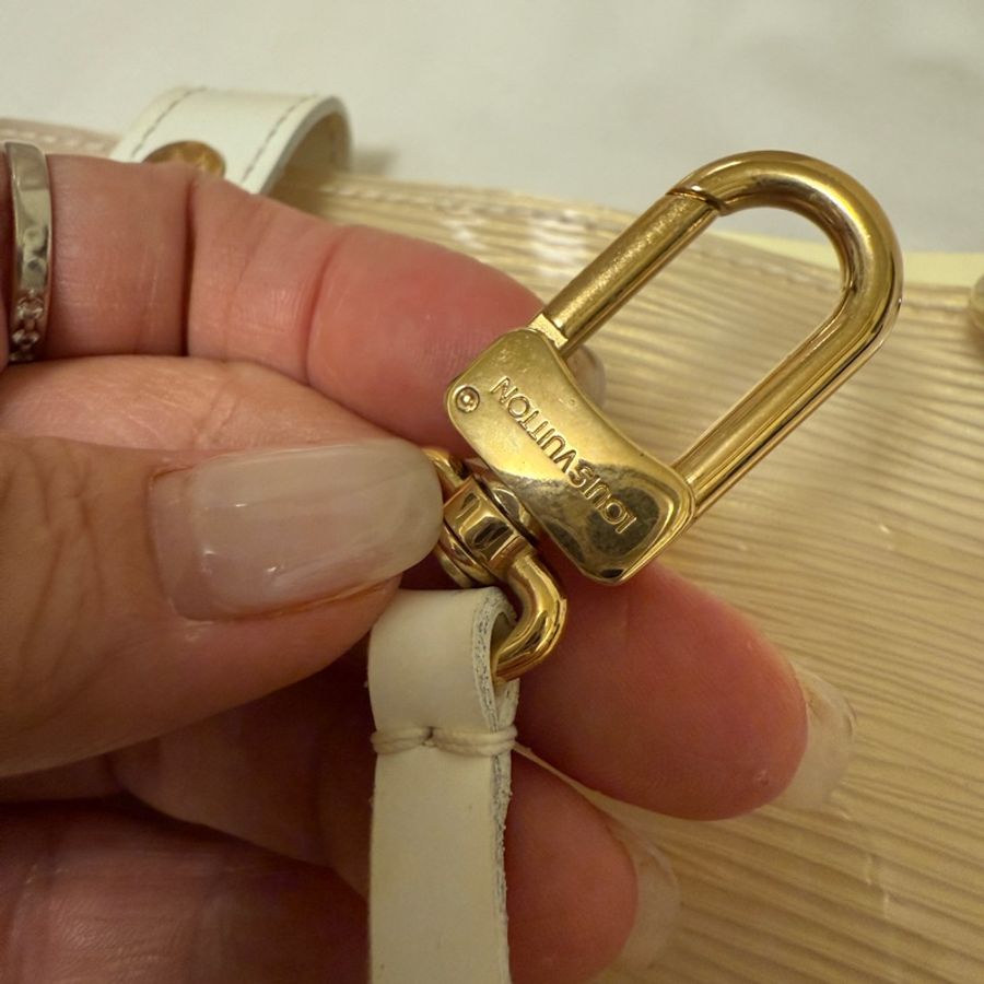 🍒LOUIS VUITTON EPI白色微透水波紋母子托特包 2F250705-1-12