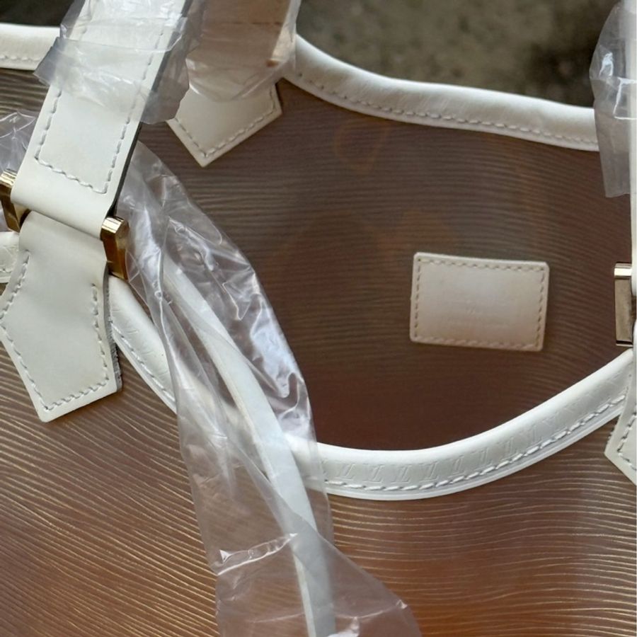 🍒LOUIS VUITTON EPI白色微透水波紋母子托特包 2F250705-1-21