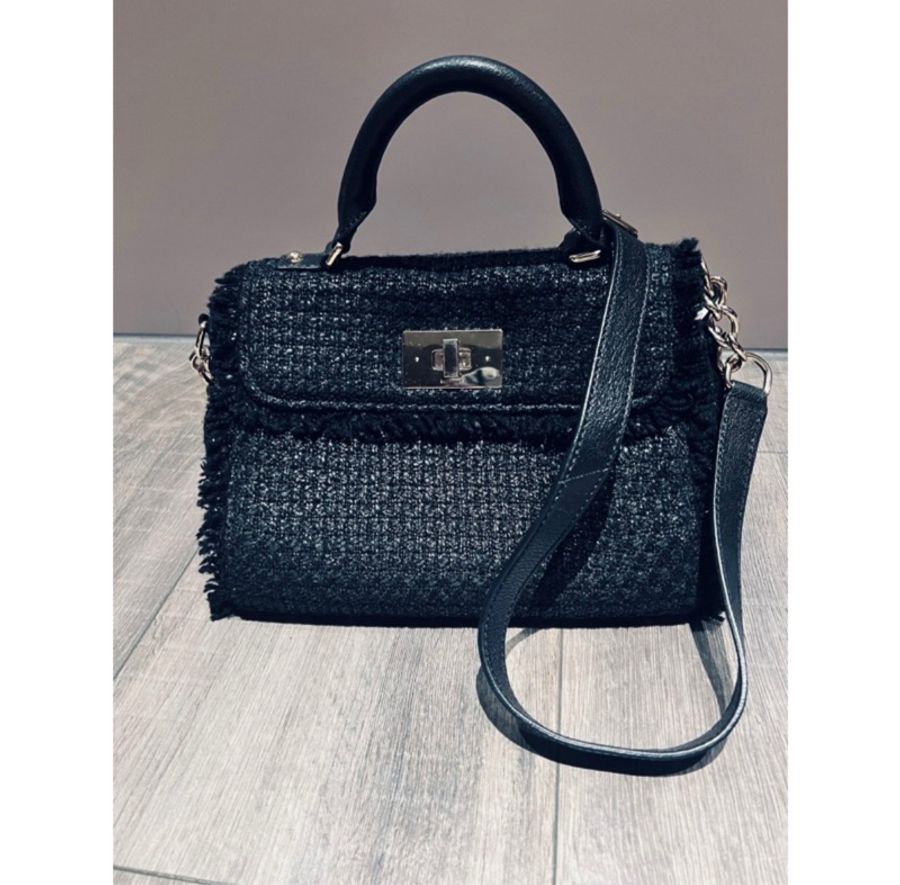 8成新Kate spade 毛呢包 #手拿包#肩背包#側背包#金扣#手提包-1
