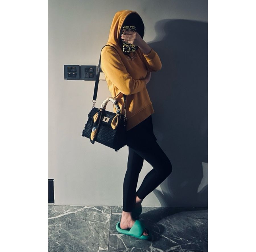8成新Kate spade 毛呢包 #手拿包#肩背包#側背包#金扣#手提包-6