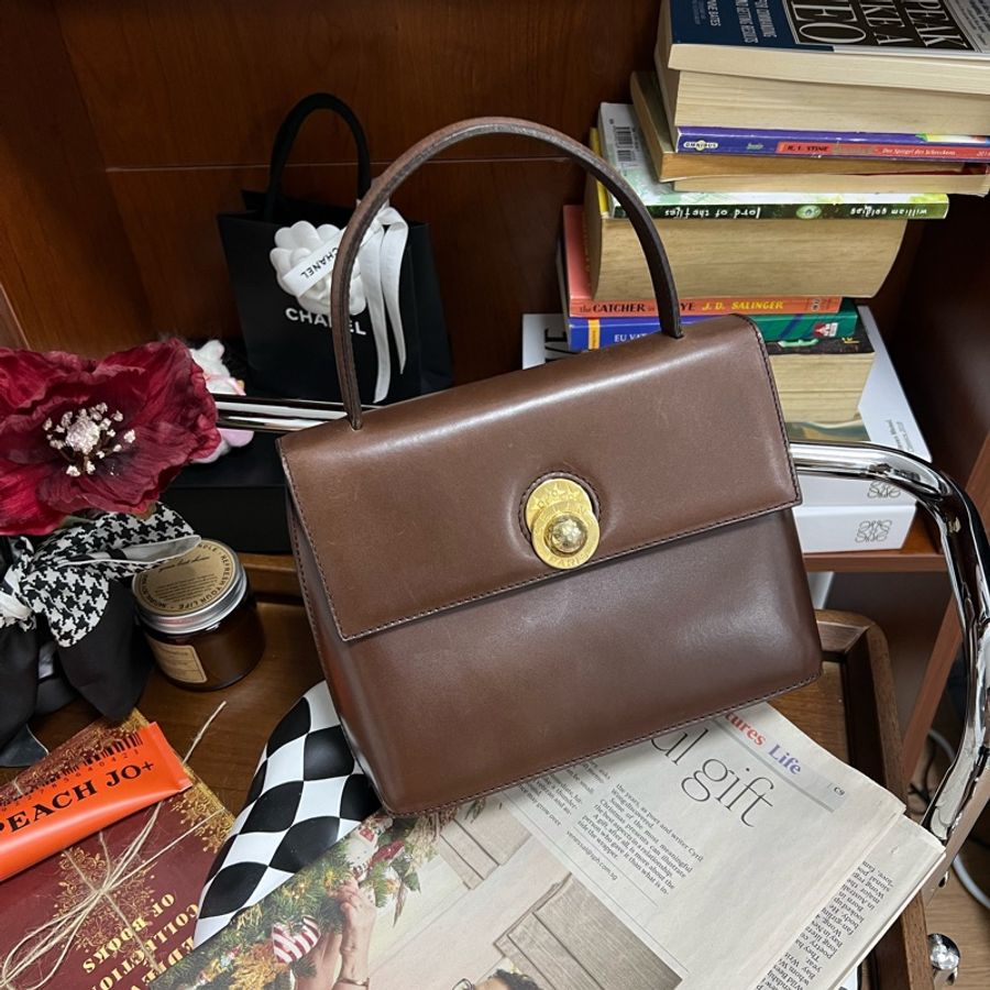 CELINE vintage中古 古董 移動星球 手提包 手拿包 Kelly-0