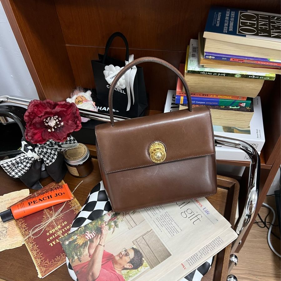 CELINE vintage中古 古董 移動星球 手提包 手拿包 Kelly-1